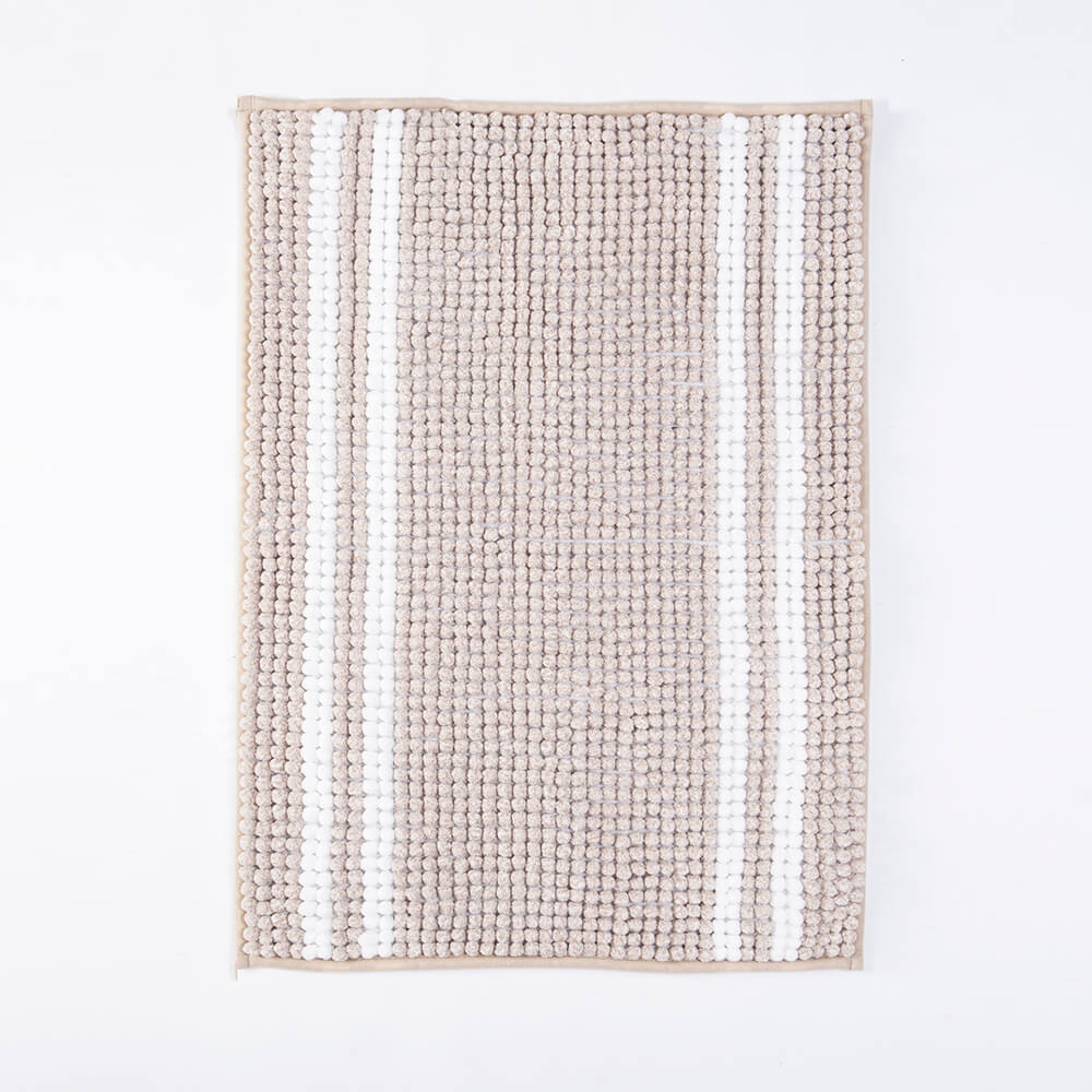 Piso de Baño Chenilla Líneas 50x80 cm