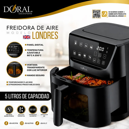 Freidora de Aire Digital con Ventana