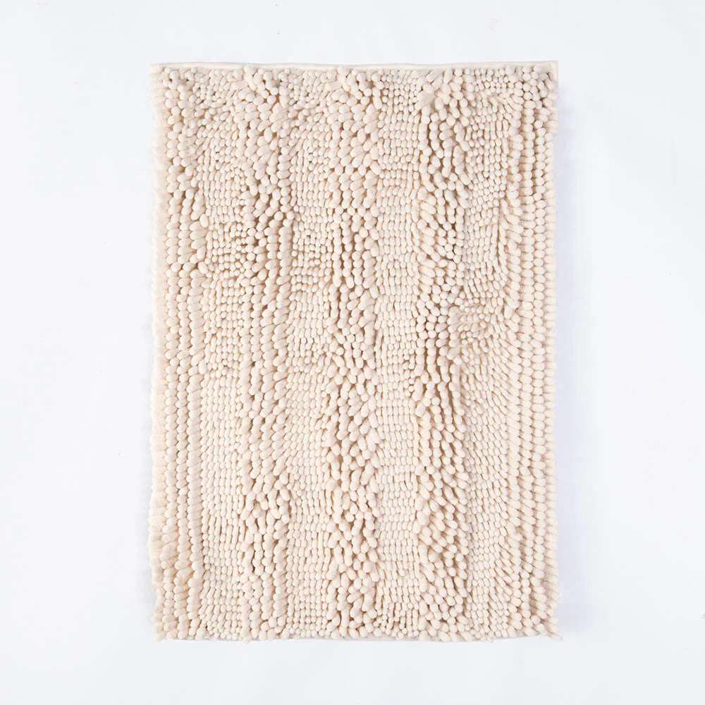 Piso de Baño Chenilla Liso 50x70 cm