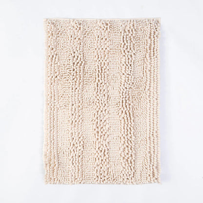 Piso de Baño Chenilla Liso 50x70 cm